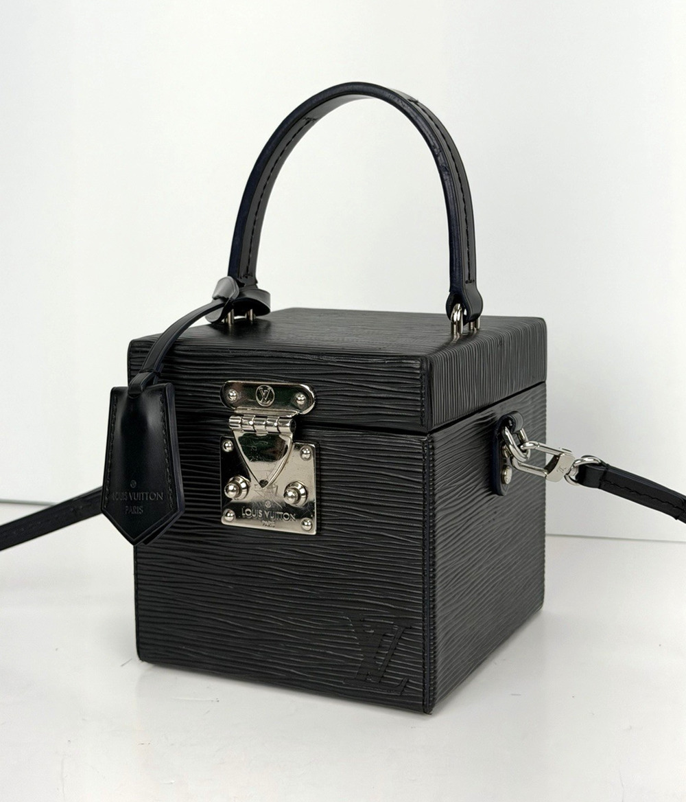 Louis Vuitton Bleecker Cube Box Crossbody Bag in Black Epi Leather 2019 S-05